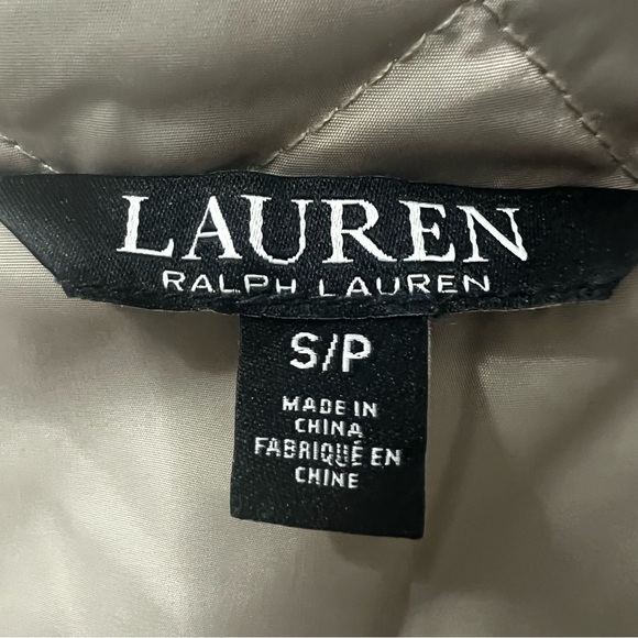 Lauren Ralph Lauren Diamond Quilted Mockneck Jacket Women’s Small Classic Preppy - Picture 12 of 14